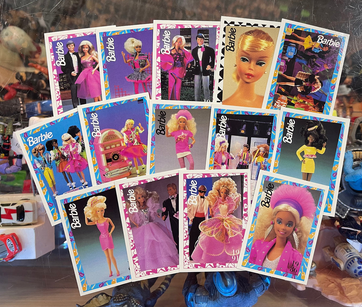 1992 Panini Barbie Trading Cards 14 Cards The Misfit Mission Collectables