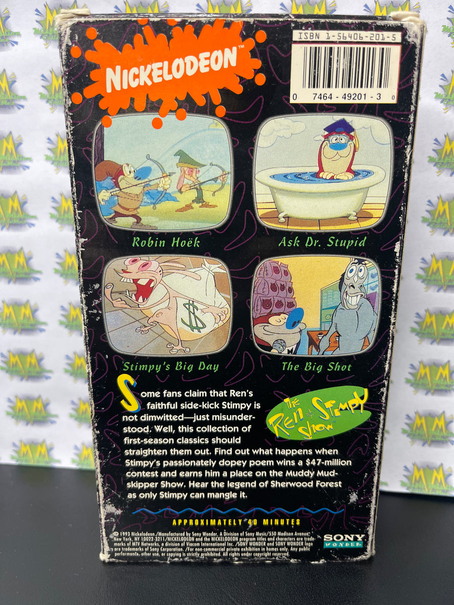 1993 Nickelodeon The Ren And Stimpy Show Volume 2 Stupidest Stories Vh 