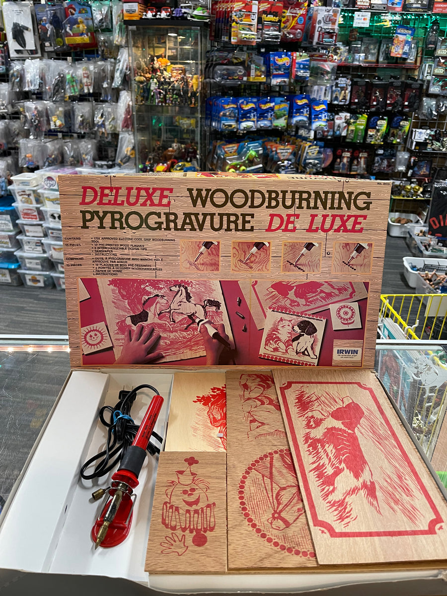 1980s Irwin Toys Deluxe Wood Burning Set – The Misfit Mission