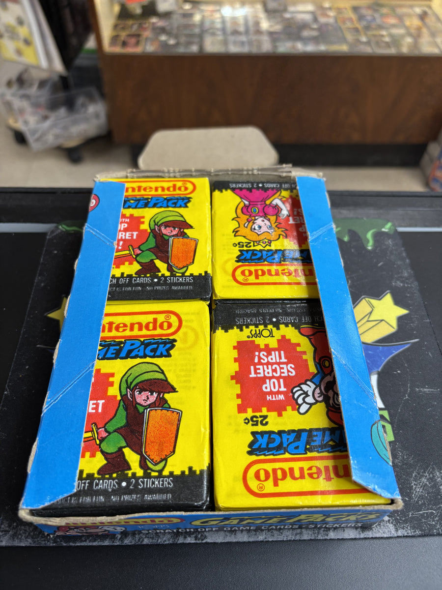 Vintage Topps 1989 Nintendo Game Packs Mario 48 Packs Trading