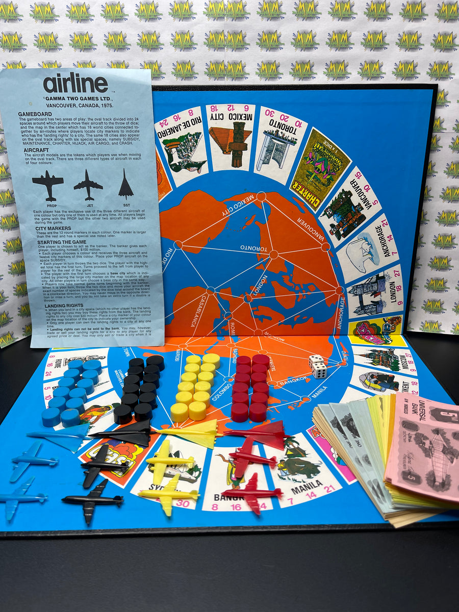 Vintage 1975 Airline The Jet Age Board Game The Misfit Mission