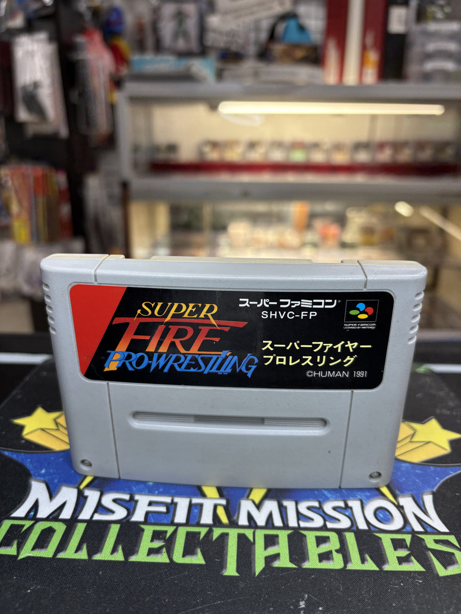 Japanese Nintendo Famicon SNES 1991 Super Fire Pro Wrestling – The