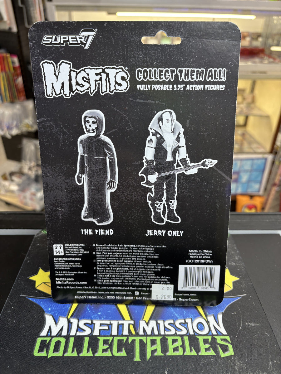 Misfits deals - Jerry Only Action Figure - Autographed SUPER7 ReAction Figures