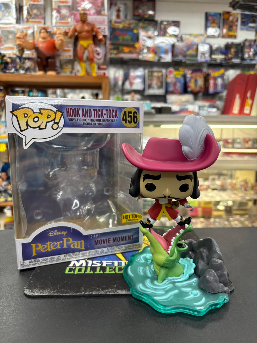 Disney Funko Pop Peter Pan Movie Moment Hook and Tick Tock Hot