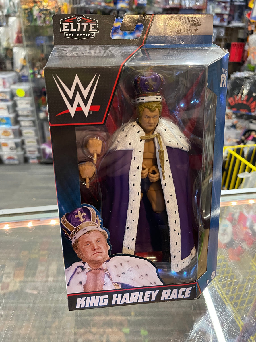 WWE Elite Collection 'King' Harley Race Greatest Hits Action