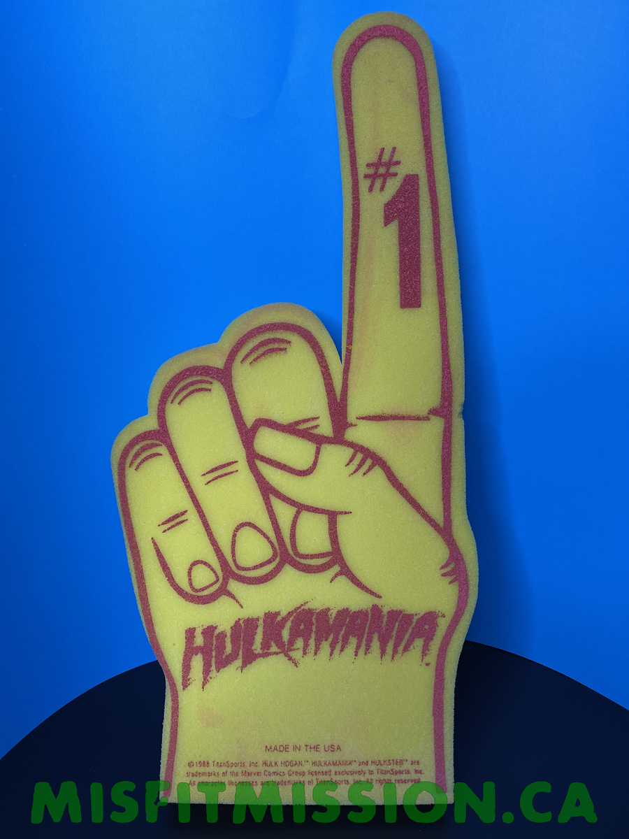 1999 store Vintage WWF The Rock Foam Hand