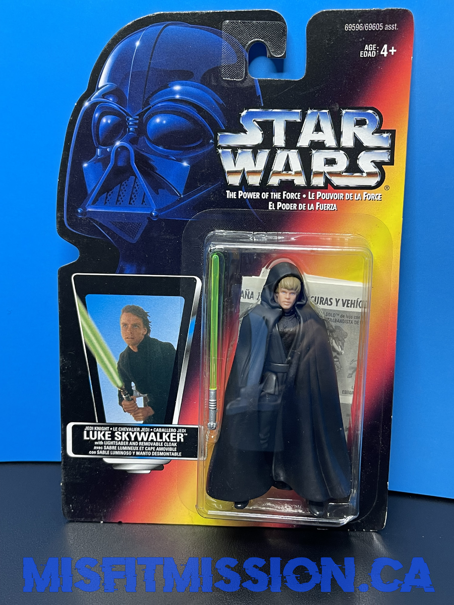 Star wars power of the force luke skywalker jedi knight action clearance figure