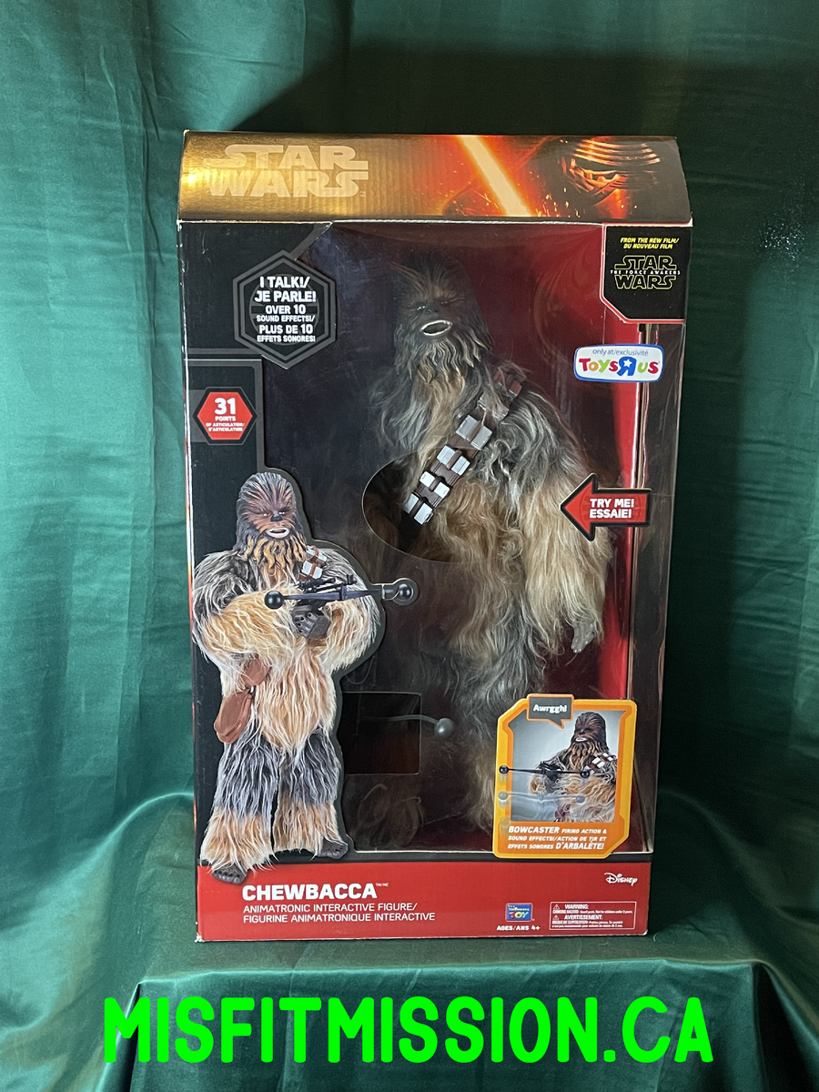 Chewbacca animatronic interactive deals figure