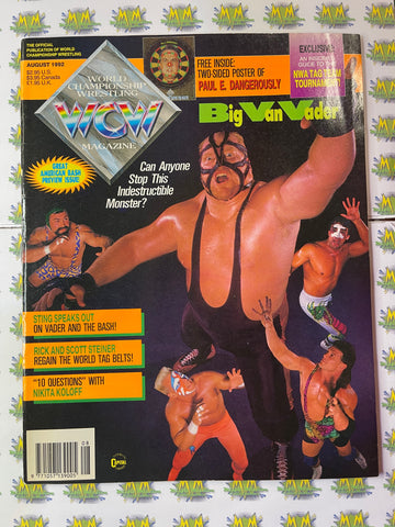 WCW Magazine August 1992 Big Van Vader