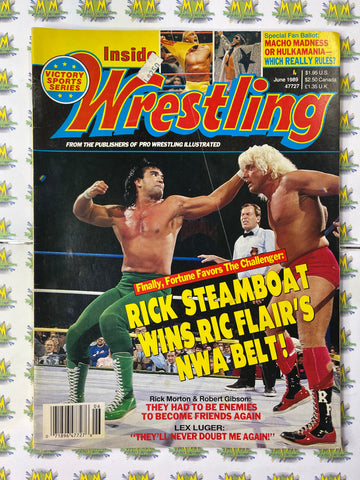 Inside Wrestling Magazine June 1989 Ricky Steamboat