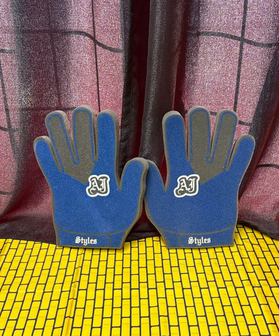 WWE AJ Styles Foam Hands