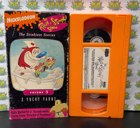 1993 Nickelodeon The Ren and Stimpy Show Volume 2 Stinkiest Stories VHS Tape