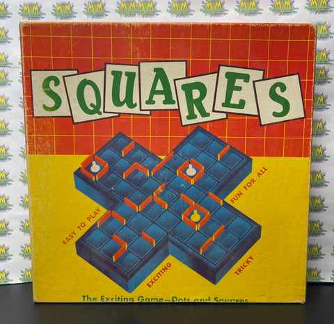 Vintage 1950s Squares Board Game