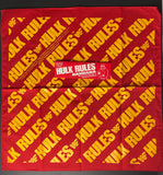 Rare Vintage 1988 WWF/WWE Hulk Hogan Hulk Rules Bandana