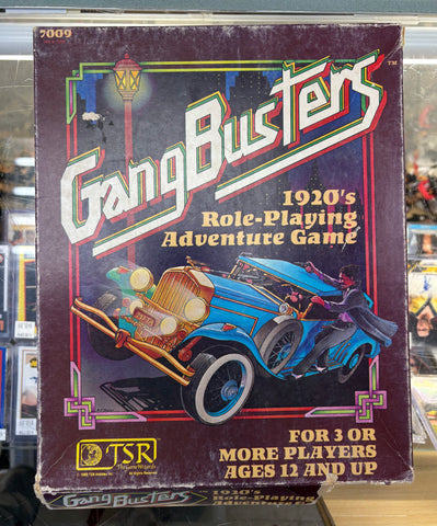 Vintage Rare 1980 TSR Gang Busters Base Game 7009 Role Playing Game