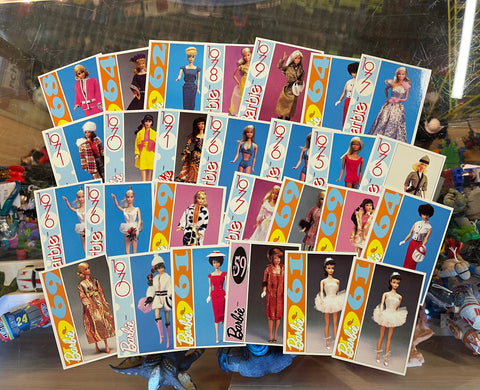 1991 Action Barbie Cards 27 Cards