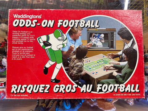 Vintage 1980 Waddingtons Odds on Football Board Game