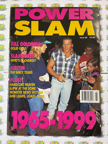 Power Slam Pro Wrestling Magazine Issue 60 Owen Hart