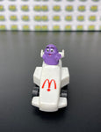 Vintage 1985 McDonalds Happy Meal Toy Fast Macs Grimace Pull Car