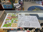 Vintage 1989 Teenage Mutant Ninja Turtles TMNT Sewer Lair Playset Original Stickers & Instructions