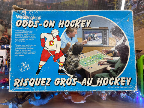 Vintage 1980 Waddingtons Odds on Hockey Board Game