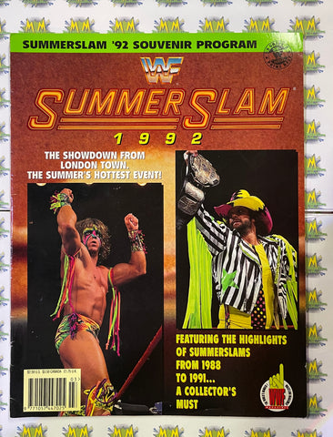 WWF Presents Summerslam 1992 Official Souvenir Edition Program