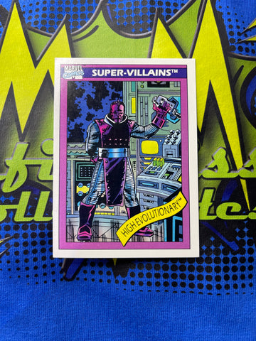 Marvel Comics 1990 Impel Trading Cards Super Villains High Evolutionary #77