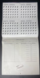 Rare Vintage 1991 WWF/WWE The Official World Wrestling Federation Superstars 1991 Calendar