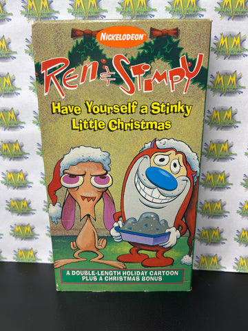 1997 Nickelodeon The Ren and Stimpy Show Have Yourself a Stinky Little Christmas VHS Tape