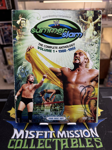 WWE Summerslam The Complete Anthology Volume 1 1988-992 5 Disc DVD Set