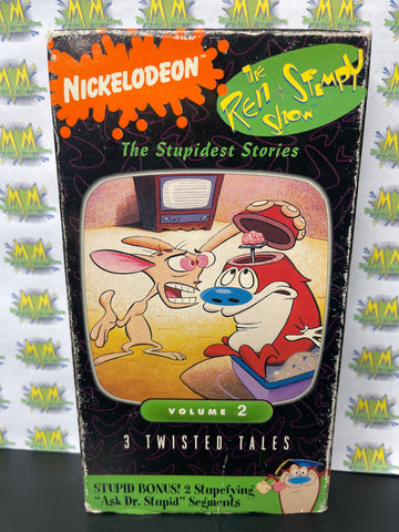 1993 Nickelodeon The Ren and Stimpy Show Volume 2 Stupidest Stories VHS Tape