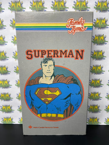 Vintage 1989 Family Tyme Superman VHS Tape