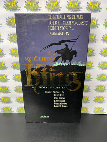 Vintage 1979 JRR Tolkien’s The Return of The King A Story of Hobbits Animated Movie VHS Tape