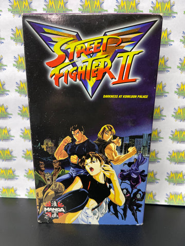 1997 Manga Video Street Fighter II V Darkness at Kowloon Palace Animated Series VHS Tape