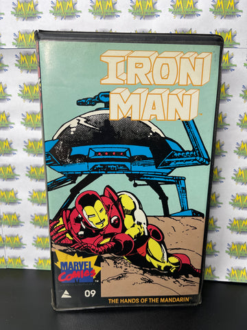Vintage 1985  Marvel Comics Iron Man The Hands of The Mandarin Animated Movie VHS Tape