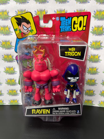 2015 Jazzwares DC Teen Titans Go Raven With Trigon Figure (New)