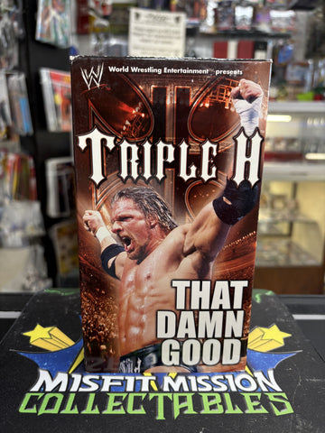 WWE VHS Triple H That Damn Good Documentary