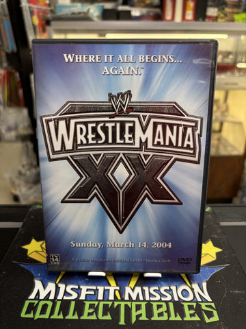 WWE DVD Wrestlemania XX 2004 3 Disc DVD Set