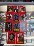 Vintage 1988 TOPPS Fright Flicks Trading Cards Set (Not Complete)