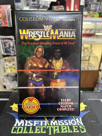 Vintage WWE WWF Coliseum Video Wrestlemania VHS Tape