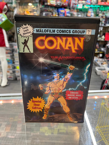 1996 Malofilm Comics Conan The Adventurer VHS Tape