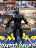 Vintage 1986 Kenner Chuck Norris Karate Kommandos Black Ninja Action Figure