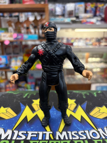 Vintage 1986 Kenner Chuck Norris Karate Kommandos Black Ninja Action Figure