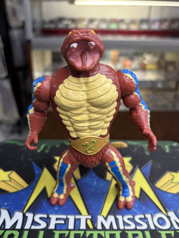 Vintage 1985 MOTU Rattlor Figure