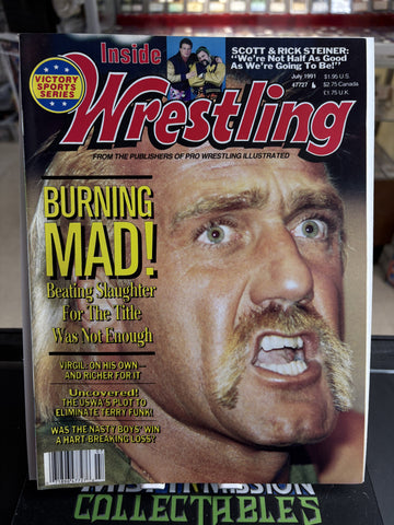 Inside Wrestling Magazine July 1991 Hulk Hogan