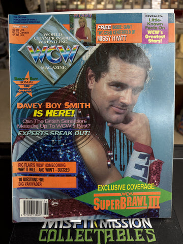 WCW World Championship Wrestling Magazine June 1993 British Bulldog Issue