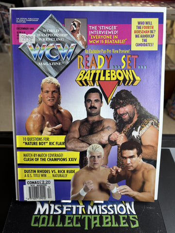 WCW World Championship Wrestling Magazine December 1993 Battlebowl Issue