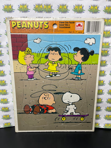 Vintage 1991 Golden Frame Tray Peanuts Puzzle