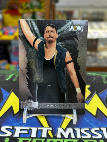 2022 Skybox AEW All Elite Wrestling Metal Universe Chuck Taylor Trading Card #84