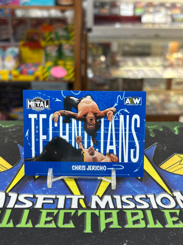 2022 Skybox AEW All Elite Wrestling Metal Universe Technicians Chris Jericho Trading Card #TN-7